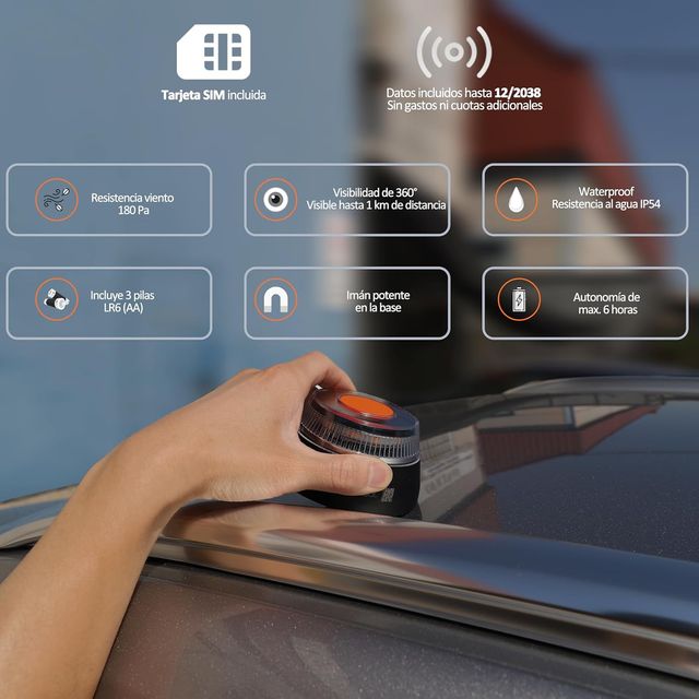 Baliza V16 DGT Conectada PRITECH