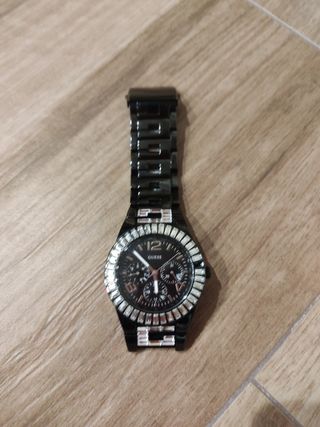 Orologio Guess donna nero e argento