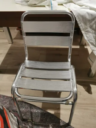 Tavolo allungabile + 6 sedie alluminio