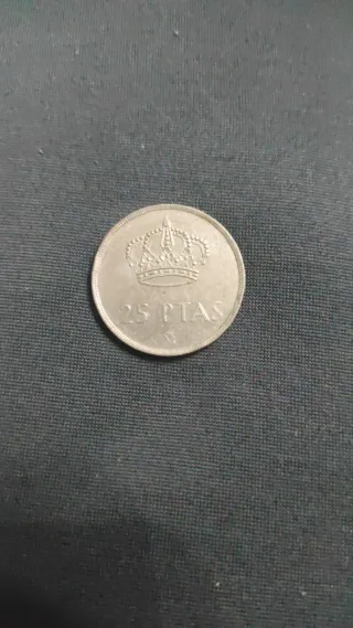 Moneda 25 PTAS Corona