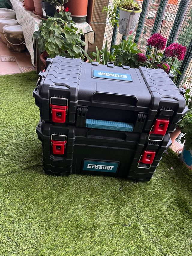 Conjunto 2 Cajas Herramientas Erbauer