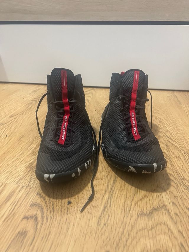 Botas Boxeo Outshock Talla 41 Negras Rojas