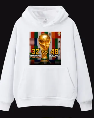 Sudadera Mundial 2030 Marruecos Portugal España