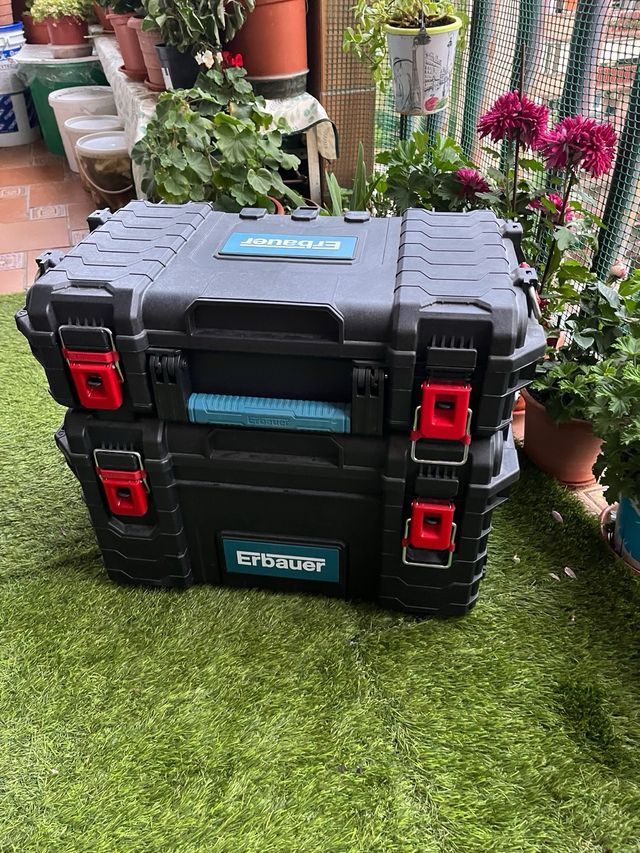 Conjunto 2 Cajas Herramientas Erbauer