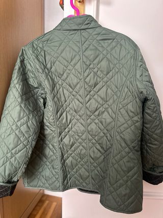 Parka reversible mujer T44 verde