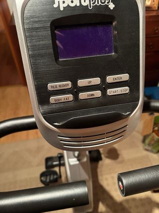 Bicicleta Estática Sportplus. Sin cable.