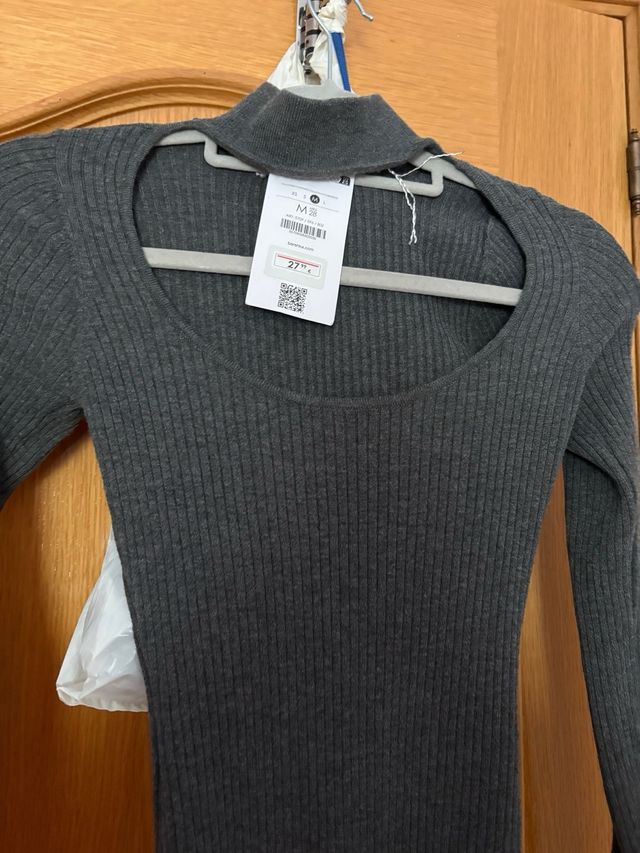 Vestido Bershka gris M/38