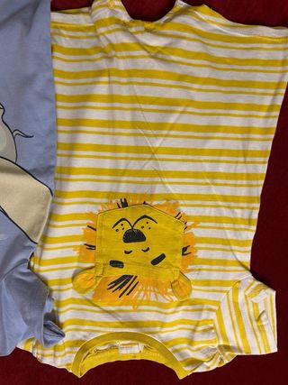 Set 2 pagliaccetti neonato Dumbo e Leone