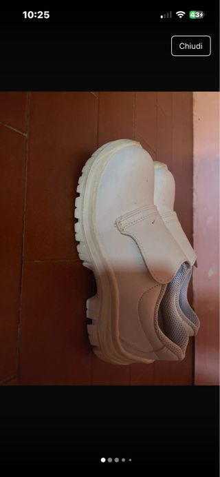 Scarpe antinfortunistiche professionali bianche