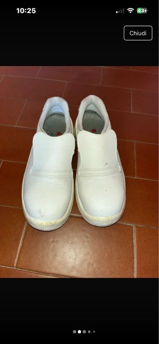 Scarpe antinfortunistiche professionali bianche
