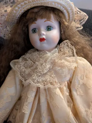 Muñecas de porcelana vintage