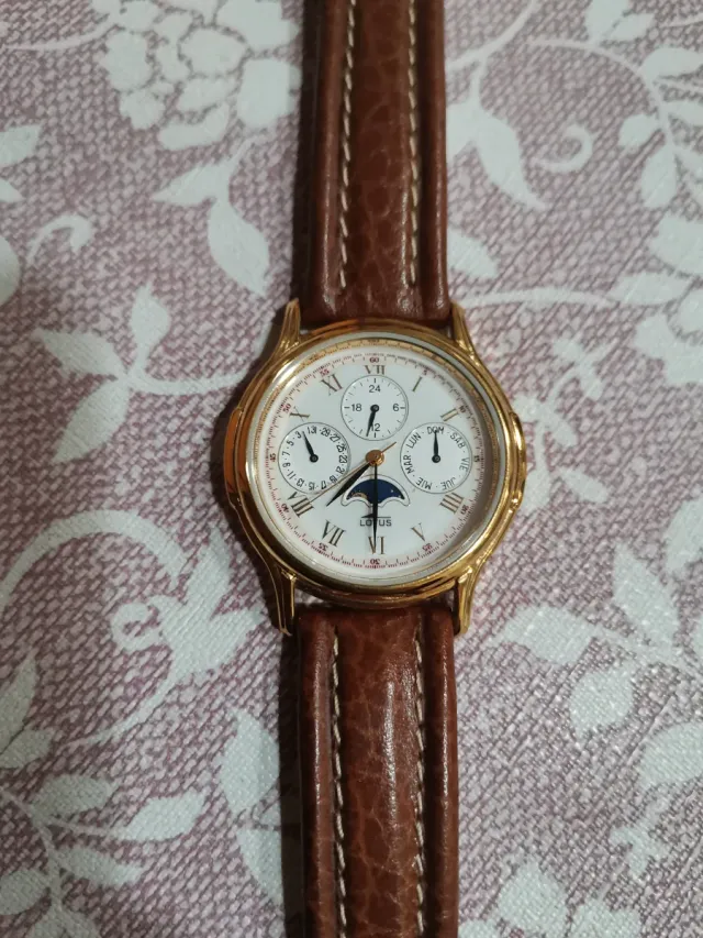 Reloj Lotus Quarzo Marrón/Dorado