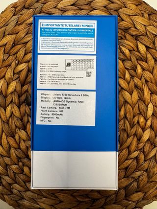 ZTE Blade A75 5G 128GB nero nuovo