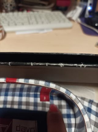 Camisa Davo cuadros azul y marrón