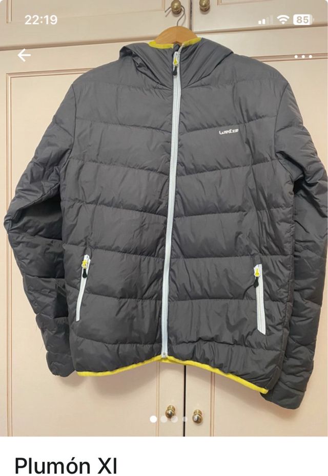 Plumón Quechua XL Gris