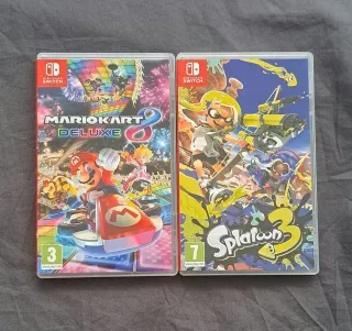 Mario Kart 8 Deluxe e Splatoon 3 Nintendo Switch