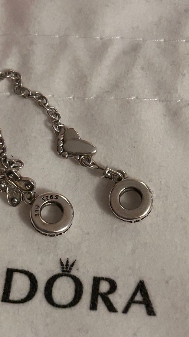 Brincos Asas Pandora e Corrente