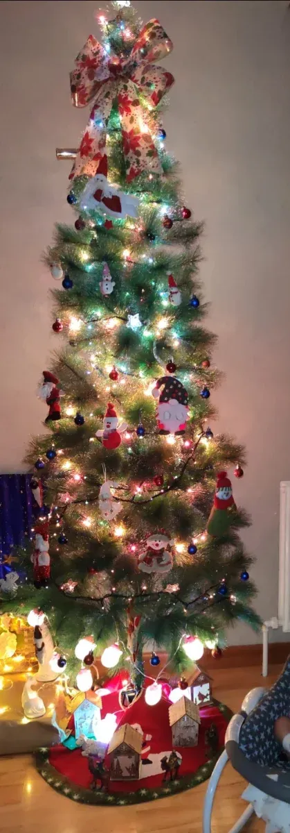 Albero di Natale decorato