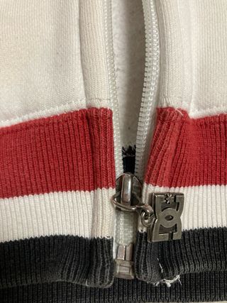 Sudadera DC XL Capucha Blanca y Negra