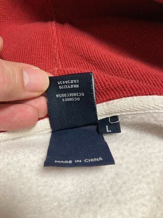 Sudadera DC XL Capucha Blanca y Negra