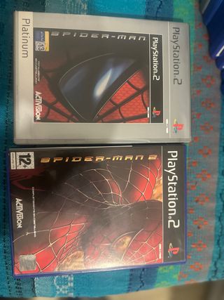 Due giochi PlayStation 2, SPIDERMAN PS2