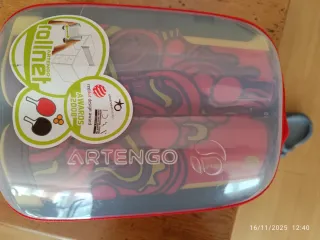 Pack raquetas ping pong, pelotas y red