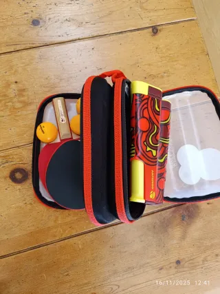 Pack raquetas ping pong, pelotas y red