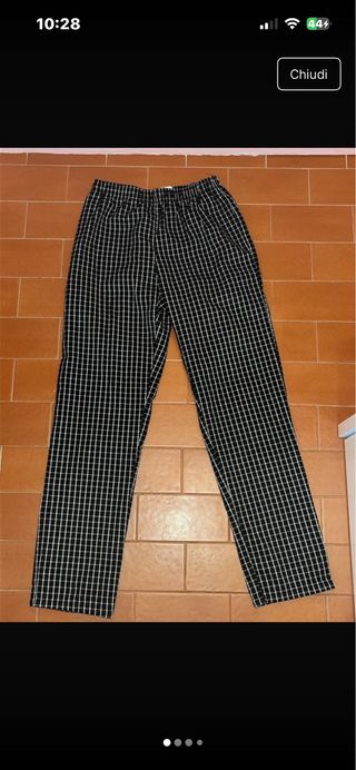 Pantaloni a quadri cucina TAGLIA S