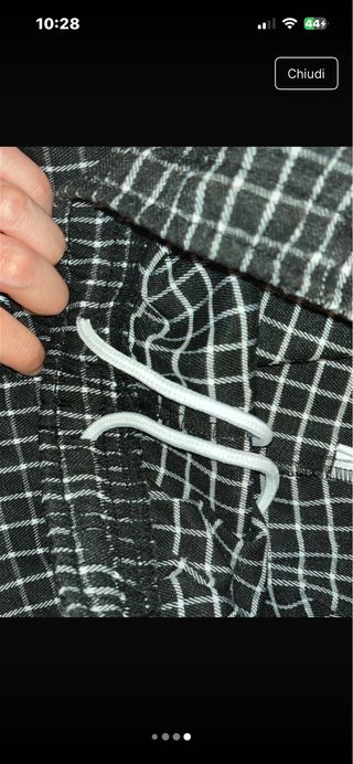 Pantaloni a quadri cucina TAGLIA S