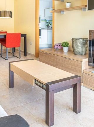 Mesita de centro extensible madera