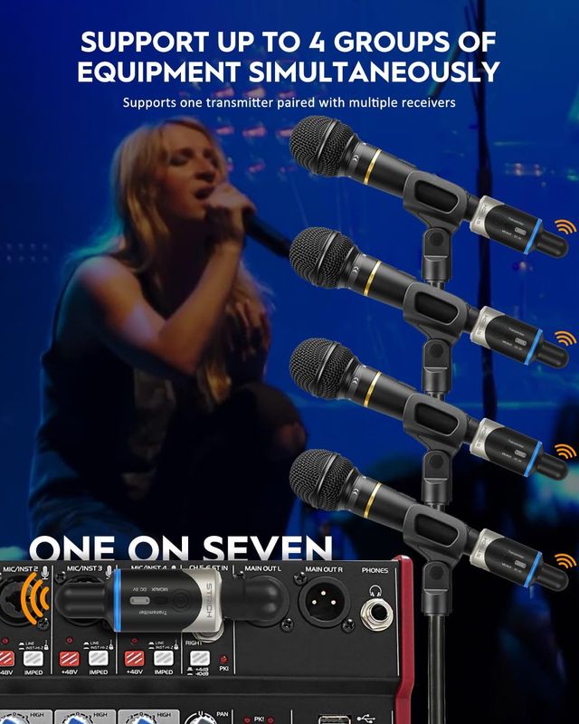 Microfono Wireless UHF XLR Trasmettitore