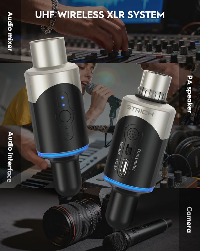 Microfono Wireless UHF XLR Trasmettitore