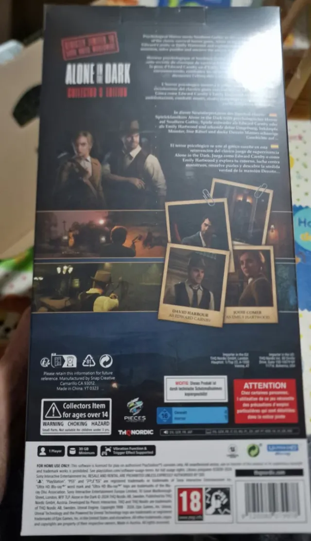 PS5 Alone in the Dark Collector's Edition