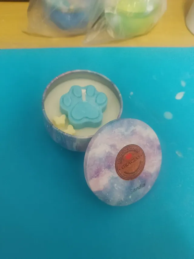 Velas artesanales en tarro