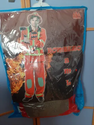 Disfraz Bombero Talla M Hombre