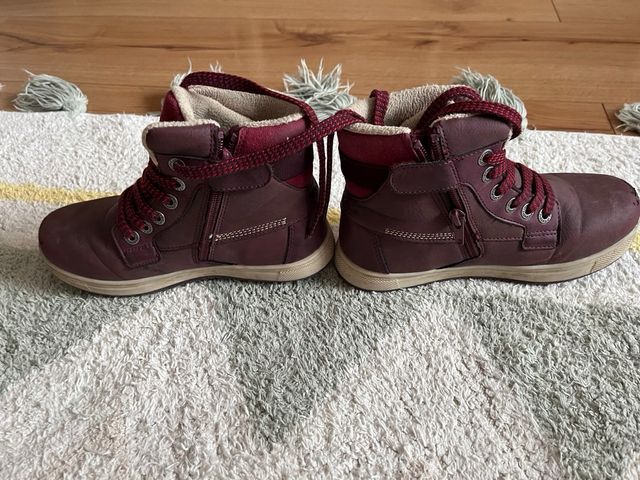 Botas Kickers burdeos talla 32