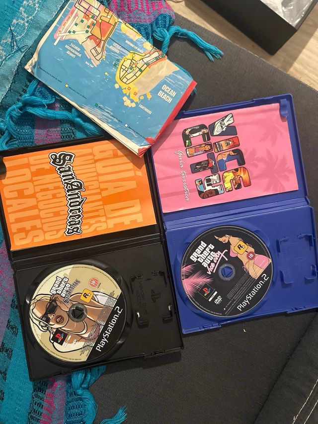 2 GIOCHI PS2, PLAY STATION 2, GRAND THEFT AUTO GTA