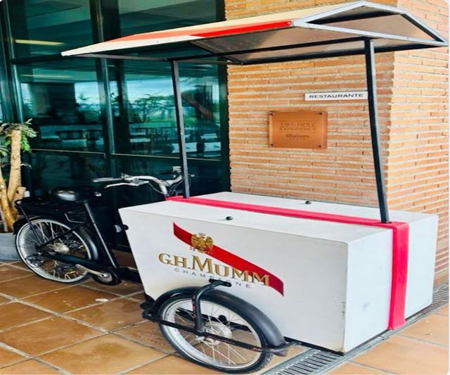 Bicicleta eléctrica Food truck y bebidas