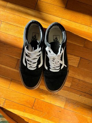 Zapatillas Vans Old Skool Negras Goma
