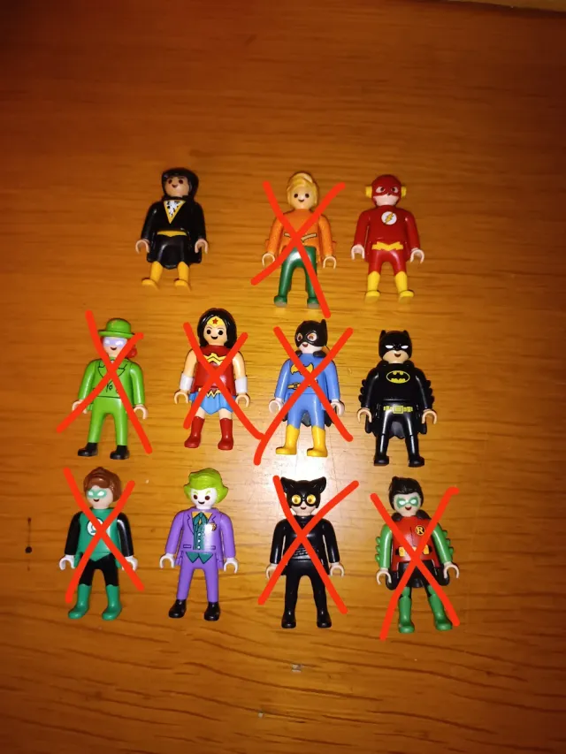 Figuras Playmobil Kinder Sorpresa DC Comics