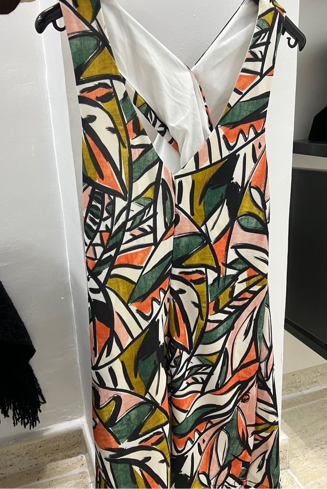 Vestido estampado multicolor