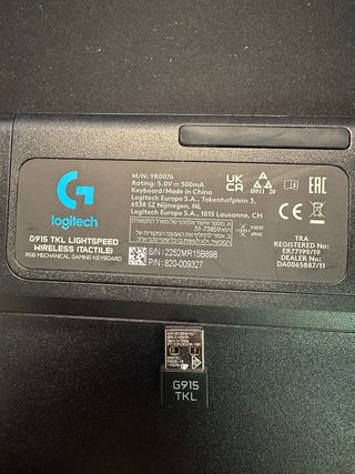 Logitech G915 TKL LIGHTSPEED Teclado Mecánico