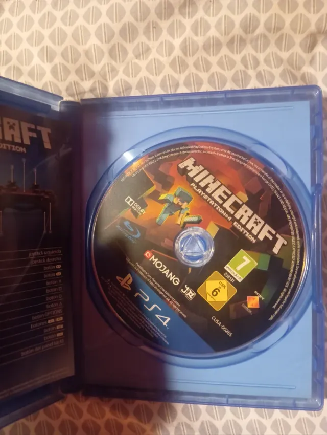 Mando PS4 + Minecraft