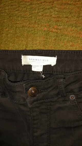 Pantalón vaquero negro talla 38