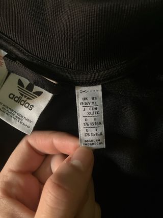 Chaqueta Adidas Clásica Negra