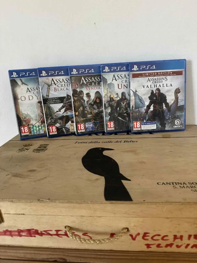 Lotto 5 giochi Assassin's Creed PS4