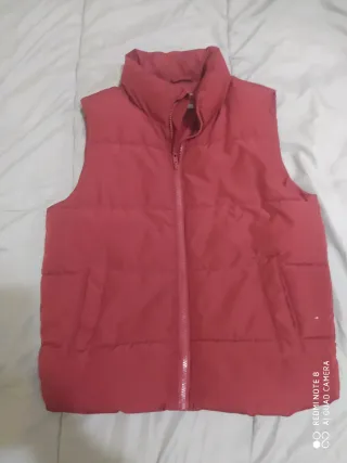 Chaleco acolchado niño rojo