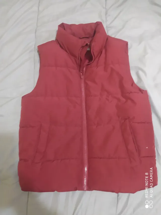 Chaleco acolchado niño rojo