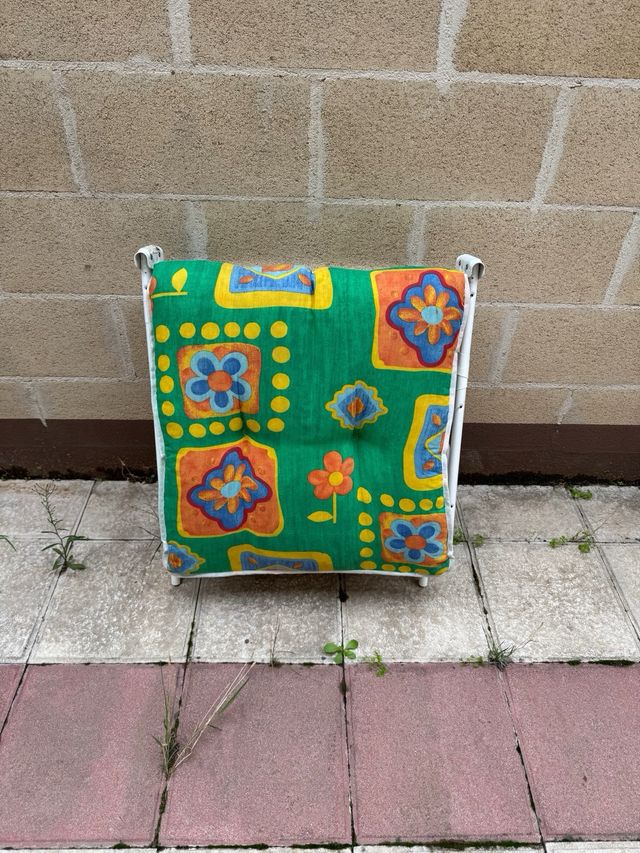 Tumbona de jardín multicolor