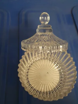 Portaconfetti in vetro trasparente